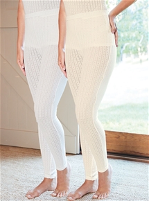 Pointelle Knit Long Pant - Pack of 2
