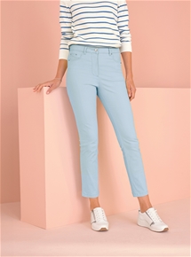 Ankle Cotton Blend Pant
