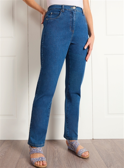flattering jeans for flat bottoms